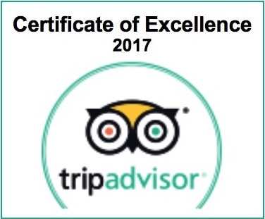 Tripadvisor Certificate Of Excellence 2017