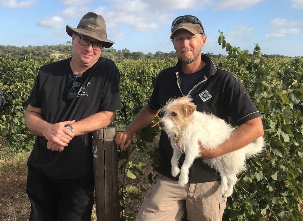 Stonewell Vineyards Evan, Reggie and Stuart Stonewell Vineyards Evan, Reggie and Stuart